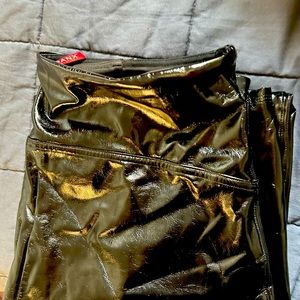 Faux Patent Leather Spanx Leggings